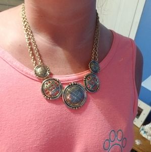 Yellow fashion necklace